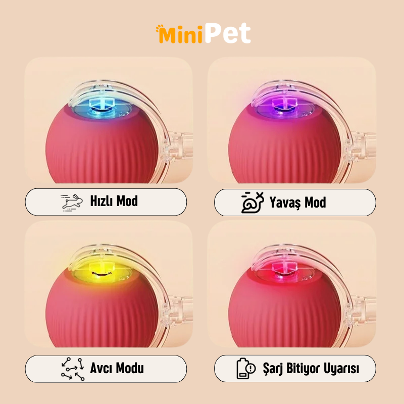 MiniPet Akıllı Kedi Topu